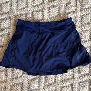 Lululemon Athletica Deep Blue Mini Skirt